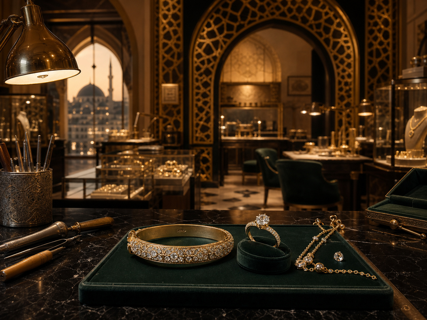 Custom jewelry atelier and boutique